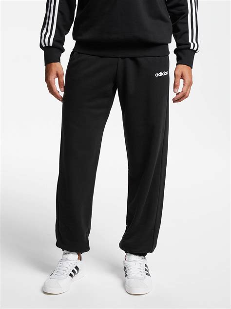 Adidas Essentials Tracksuit Bottoms Black At John Lewis And Partners