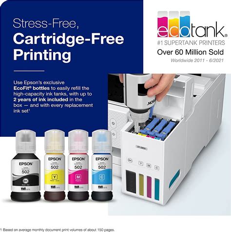 Buy Epson Ecotank Et 2850 Wireless Color All In One Supertank Inkjet Printer White Print Scan