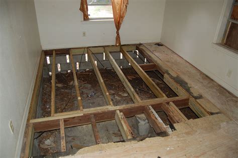 Laying laminate flooring on uneven concrete can cause buckling and loose boars as the floor settles into its new the floor can have an unlevel subfloor and still have a base for a nice laminate floor. Install Bathroom Subfloor - All About Bathroom