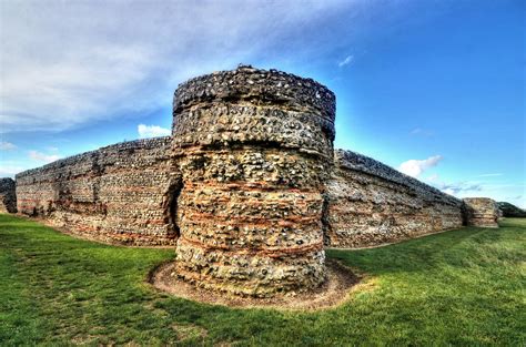 Roman Fort Burgh Castle Norfolk At Burgh Castle In Norfo Flickr