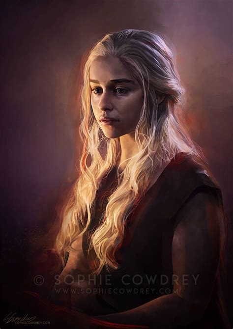 Mother Of Dragons Daenerys Targaryen Very Cool Artwork