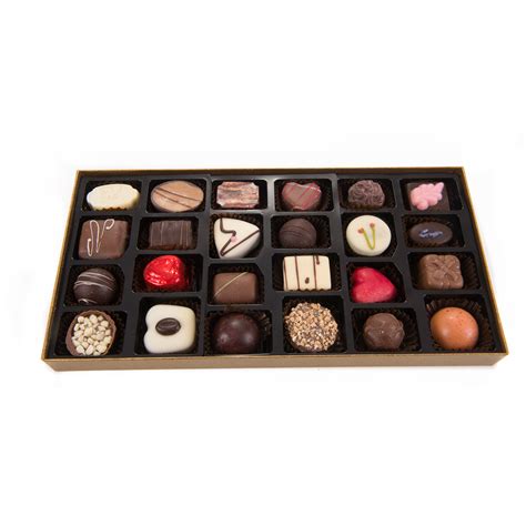 24 Belgian Chocolates Selection Box Davisons Luxury Ice Cream And