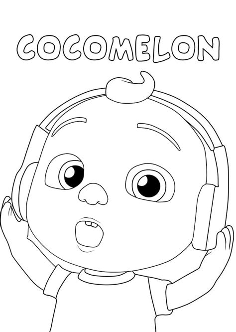 Cocomelon Logo Coloring Page Free Printable Coloring Pages For Kids
