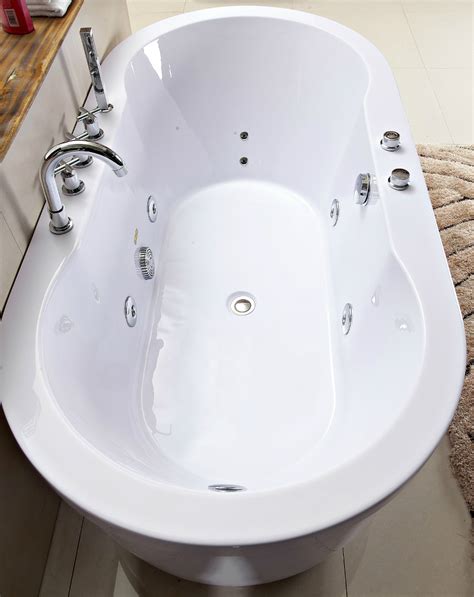 Bathtub Freestanding Hydro Whirl Jetted Hydrotherapy Massage 67 L Tub 1hp 110v Ebay