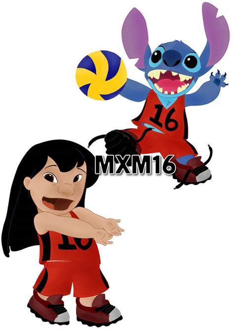 Lilo Stitch 2016 Volleyball By Mxm16 On Deviantart