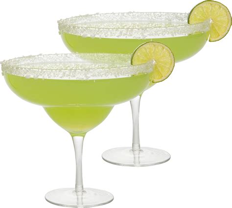 Extra Large Giant Margarita Glasses 2 Pack 34oz Per Glass Each Fits About 3 Typical