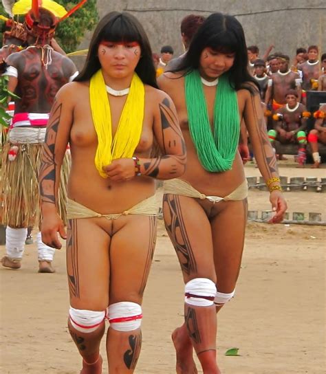 Xingu Naked White Woman