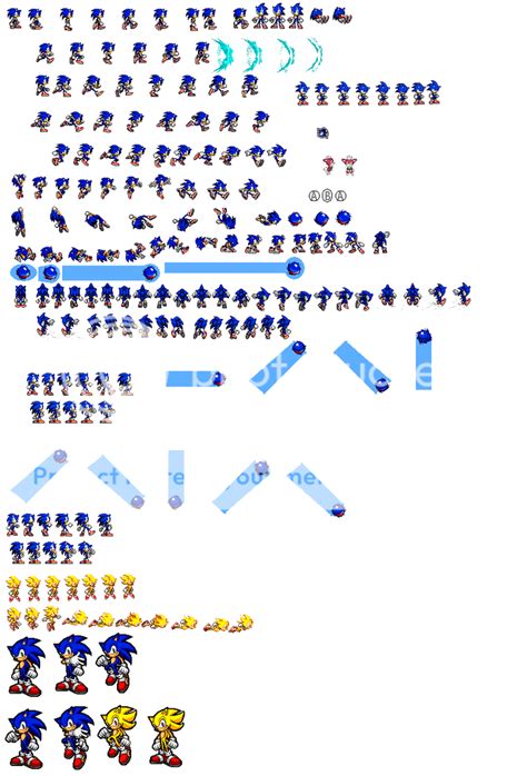 Sonic Unleashed Sprites