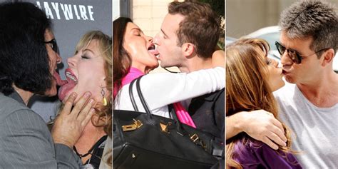 The 42 Worst Celebrity Kisses Starring Simon Cowell Kim Kardashian