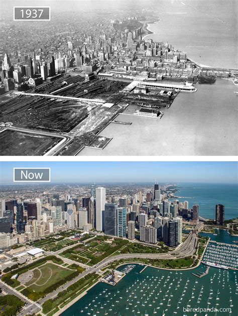 31 Before And After Pics Showing How Famous Cities Changed Over Time