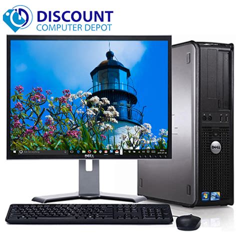 Fast Dell Optiplex Desktop Computer Pc C2d 213ghz 4gb 320gb Dvd Wifi