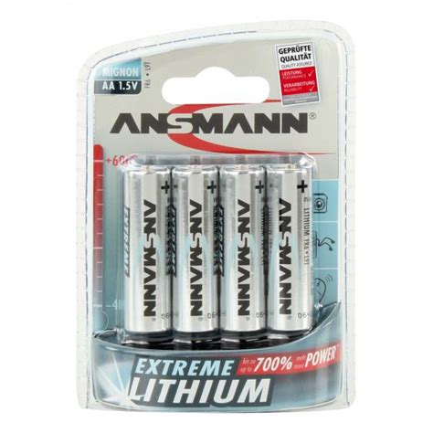 Ansmann Extreme Lithium Aa Mn1500fr06 Lithium Batterie