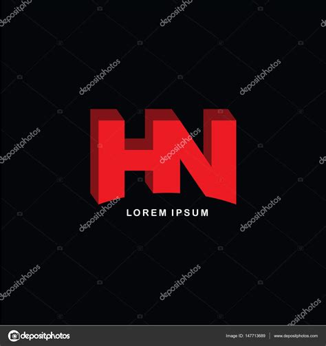 Joined Letters Hn Logo Icon Stock Vector Image By ©vectorfirst 147713689