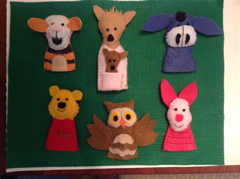 Winnie The Pooh Finger Puppets Had Seen Some On Line But Never With