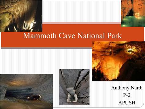 Ppt Mammoth Cave National Park Powerpoint Presentation Free Download