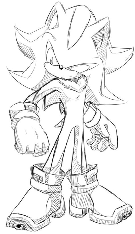 Shadow The Hedgehog Sketchy By Kyuubi On Deviantart Shadow The