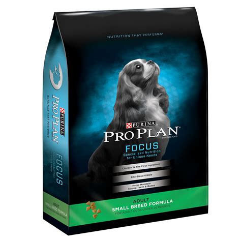 Diet dog food to meet their daily nutrition needs. Pro Plan Focus Small Breed Dog Food | Petco
