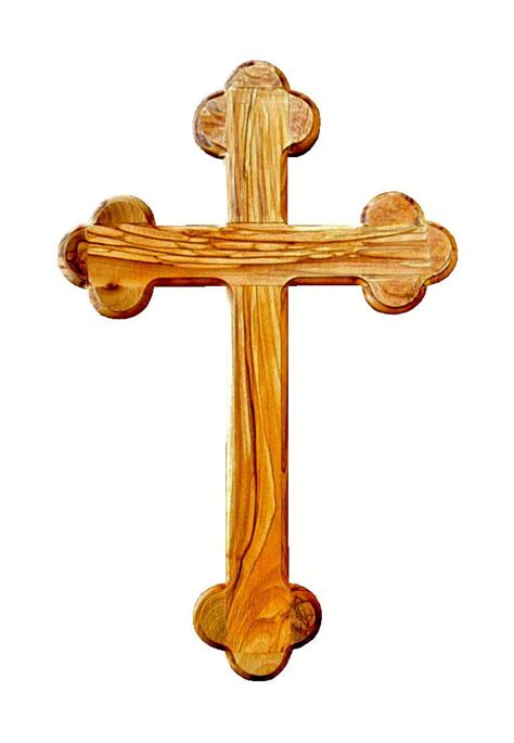 Roman Cross With Beveled Edge 20cm Holy Land Community Online Store
