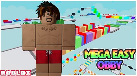 Completing Roblox Mega Easy Obby 🌟 475 Stages Youtube