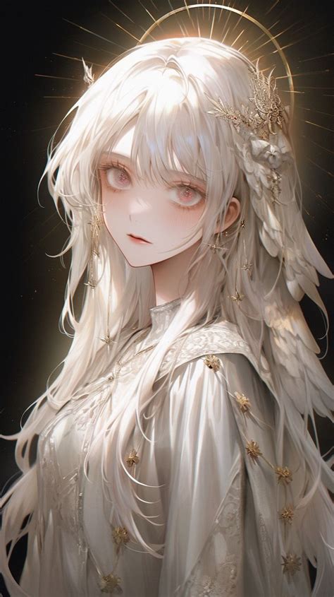 Anime Angel With White Hair
