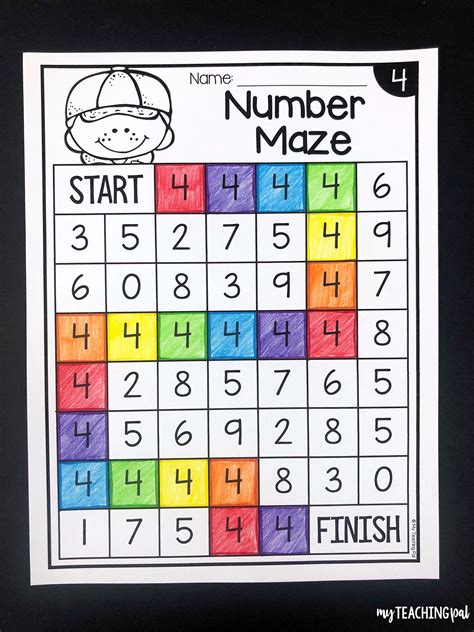Improve Number Recognition With Our Number Matching Worksheet Style