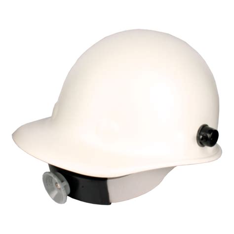 cap style fiber metal hard hat w quick lock white construction fasteners and tools