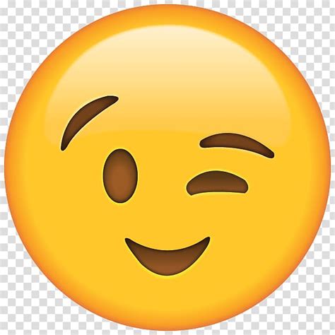 Yellow Emoji Illustration Emoji Wink Emoticon Smiley Sticker Emoji