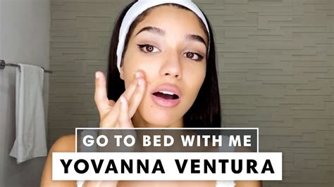 Model Yovanna Venturas Nighttime Skincare Routine Go To Bed With Me Harpers Bazaar Youtube