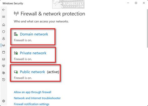 Under Microsoft Defender Firewall Click On Or Off