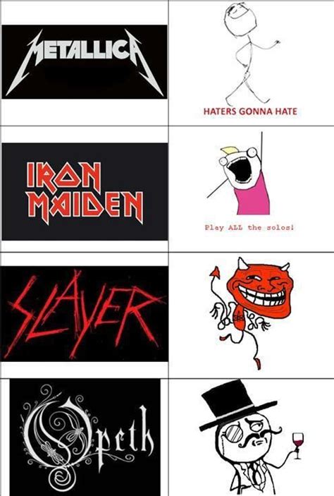 Heavy Metal Bands And Their Memes Heavy Metal Bands Heavy Metal