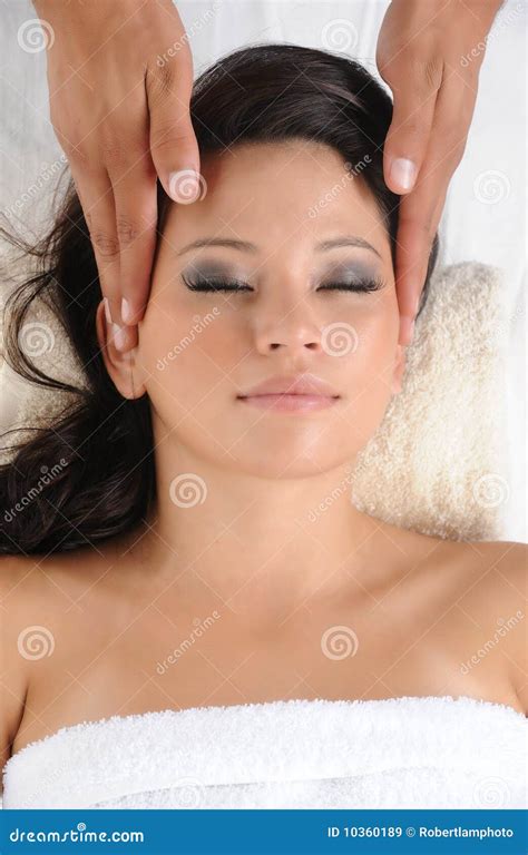 Beautiful Young Female Getting Massage Stock Image Image Of Care