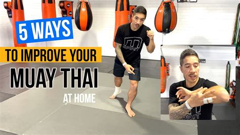 5 ways to improve your muay thai at home all levels youtube