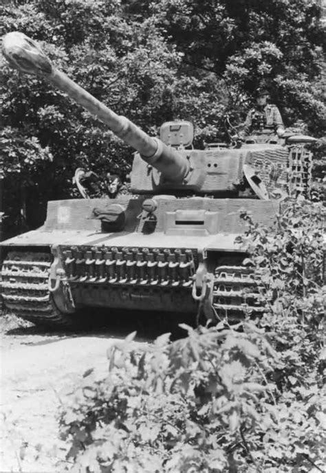 Panzer Vi Tiger Ausf E Of Schwere Ss Panzer Abteilung 101 Tank Number