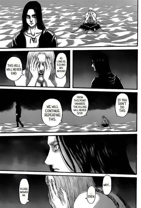 Ever since the beginning, we got the creator did mention that the ending of aot manga won't be as happy for some fans. Shingeki No Kyojin, Chapter 120 - Attack On Titan Manga Online