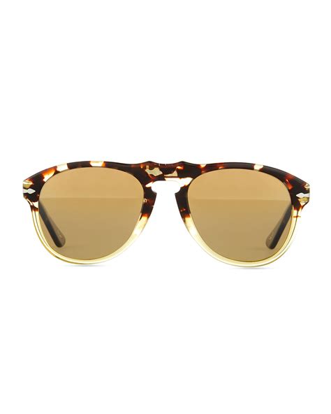 Lyst Persol 649 Series Acetate Sunglasses In Brown For Men