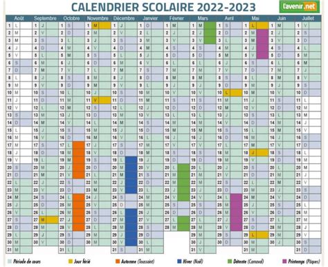 Calendrier 2022 2023 Vacances Scolaires Calendrier Vacances 2022