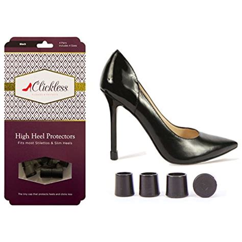 Black ClicklessÂ® High Heel Protectors 4 Pairs You Can Get Additional Details At The Image