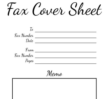 Free Printable Fax Cover Sheet Template Pdf Word Excel Cover Sheet