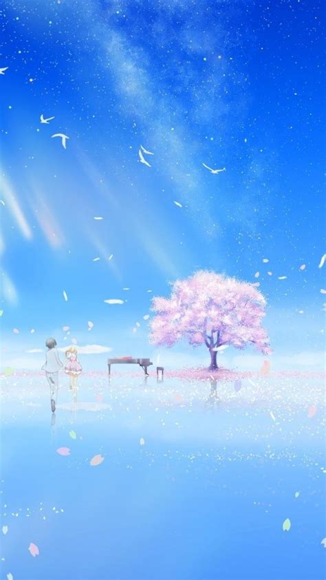 Your lie in April wallpaper in 2020 | Your lie in april, Anime scenery