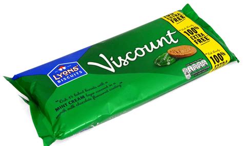 Michelles Specialities Lyons Viscount Original Mint Cream Biscuits 196g