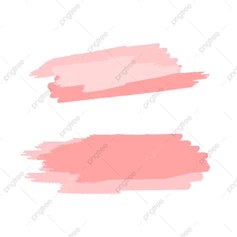 абстрактный ярко розовый акварельный дизайн мазка кистью Png розовый