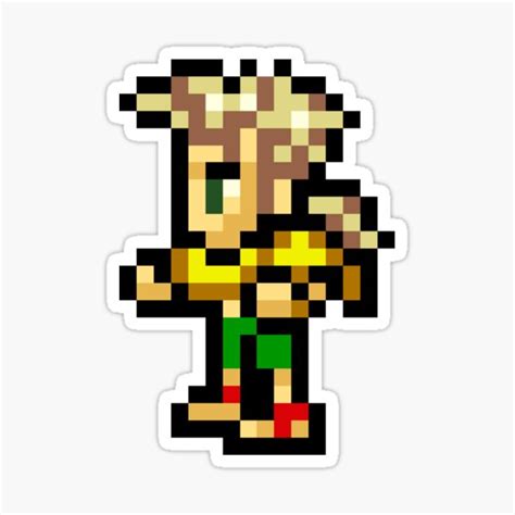 Pegatina Final Fantasy Vi Gau Sprite De Spritezone Redbubble