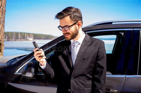 Businessman Near A Car Stock Photo Image Of Shop Luxury 94599268