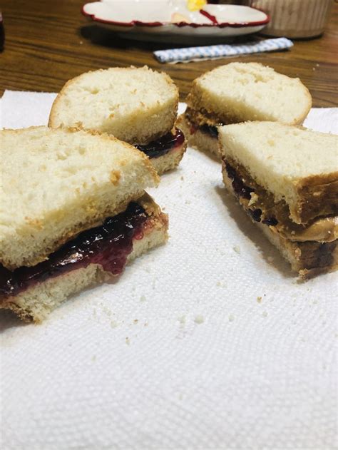 Spread the jelly on the other side. Peanut butter n jelly | Favorite recipes, Food, Recipes