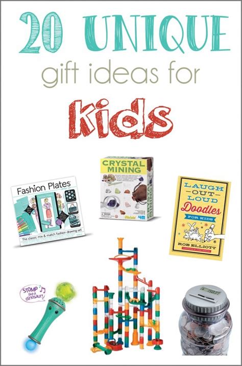 Even the most persnickety kids will be psyched when they unwrap these presents, at all ages and price points. 20 Unique Gift Ideas for Kids and a GIVEAWAY! - Cutesy Crafts