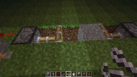 how to make a trip wire piston trap in minecraft 1 4 2 youtube