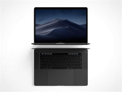 Macbook Pro Laptop Home Office Workspace Psd Mockup • Psd Mockups