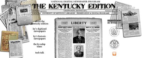 Journeys Past Digitizing Kentucky Newspapers