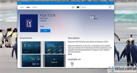 Pga Tour Llc Brings Its Exclusive Redesigned Touch Friendly App To
