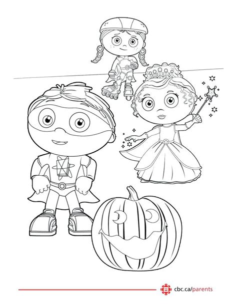 Super Why Printable Coloring Pages At Free Printable